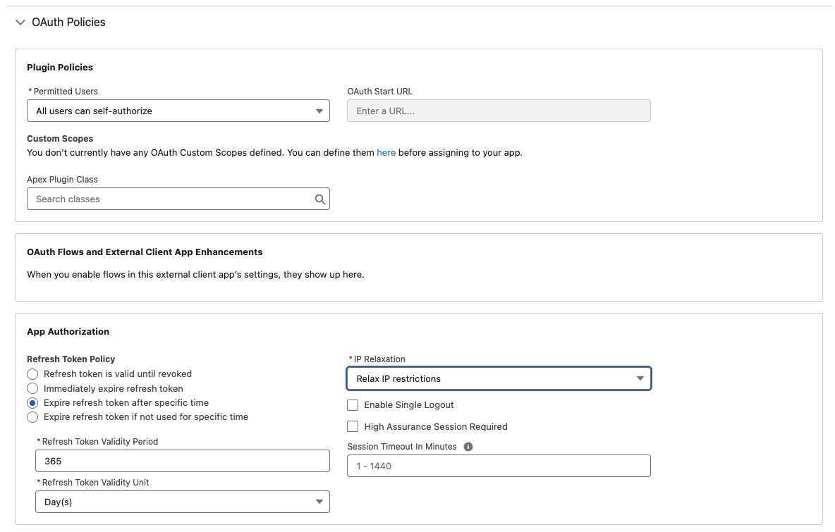 Salesforce IP Relaxation